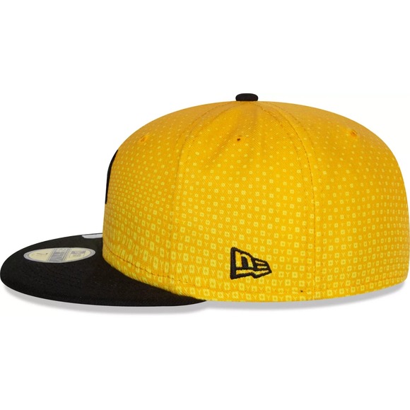 NEW Pittsburgh Pirates City Connect 59FIFTY 7 1/4 Fitted Hat New Era Black/Gold - Picture 6 of 6